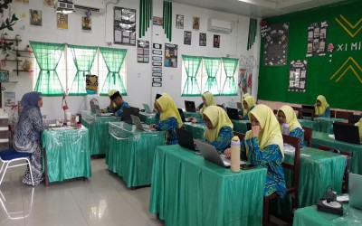 MAN 2 Labura Siap Hadapi TKA, Gladi Bersih Berbasis Komputer Berjalan Lancar