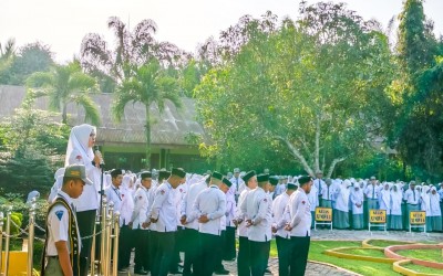 Upacara Khidmat Sarat Makna, MAN 2 Labuhanbatu Utara Sambut Semester Genap